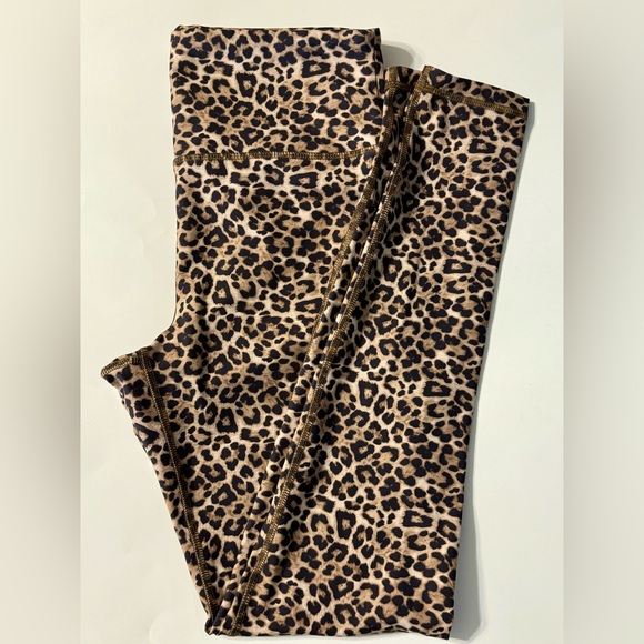 American Eagle The Everything High Rise Leggings Leopard Print Size M Long - Picture 3 of 12